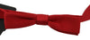 Dolce & Gabbana Elegant Red Silk Bow Tie