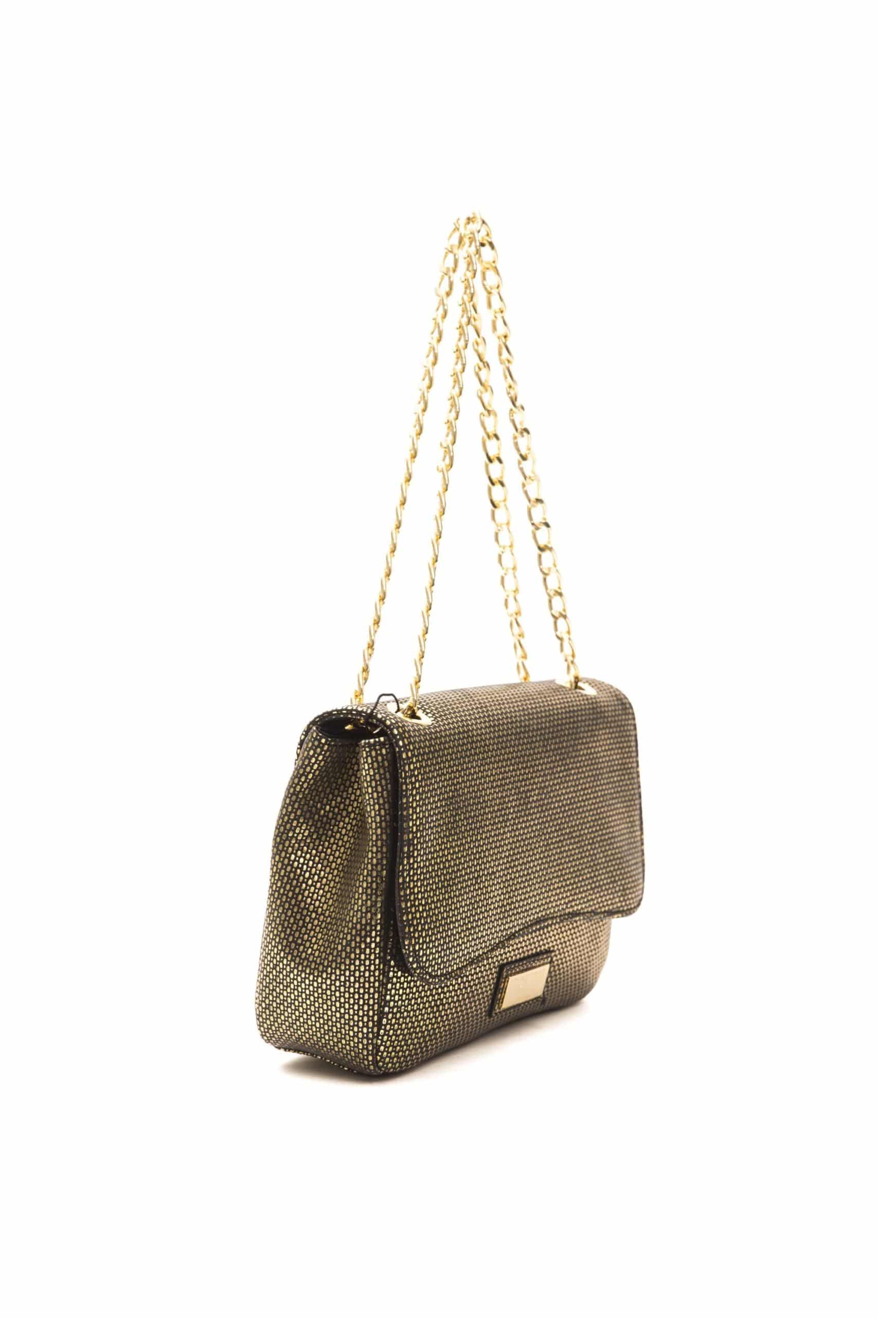 Pompei Donatella Black Leather Women Crossbody Bag - ACCEXO