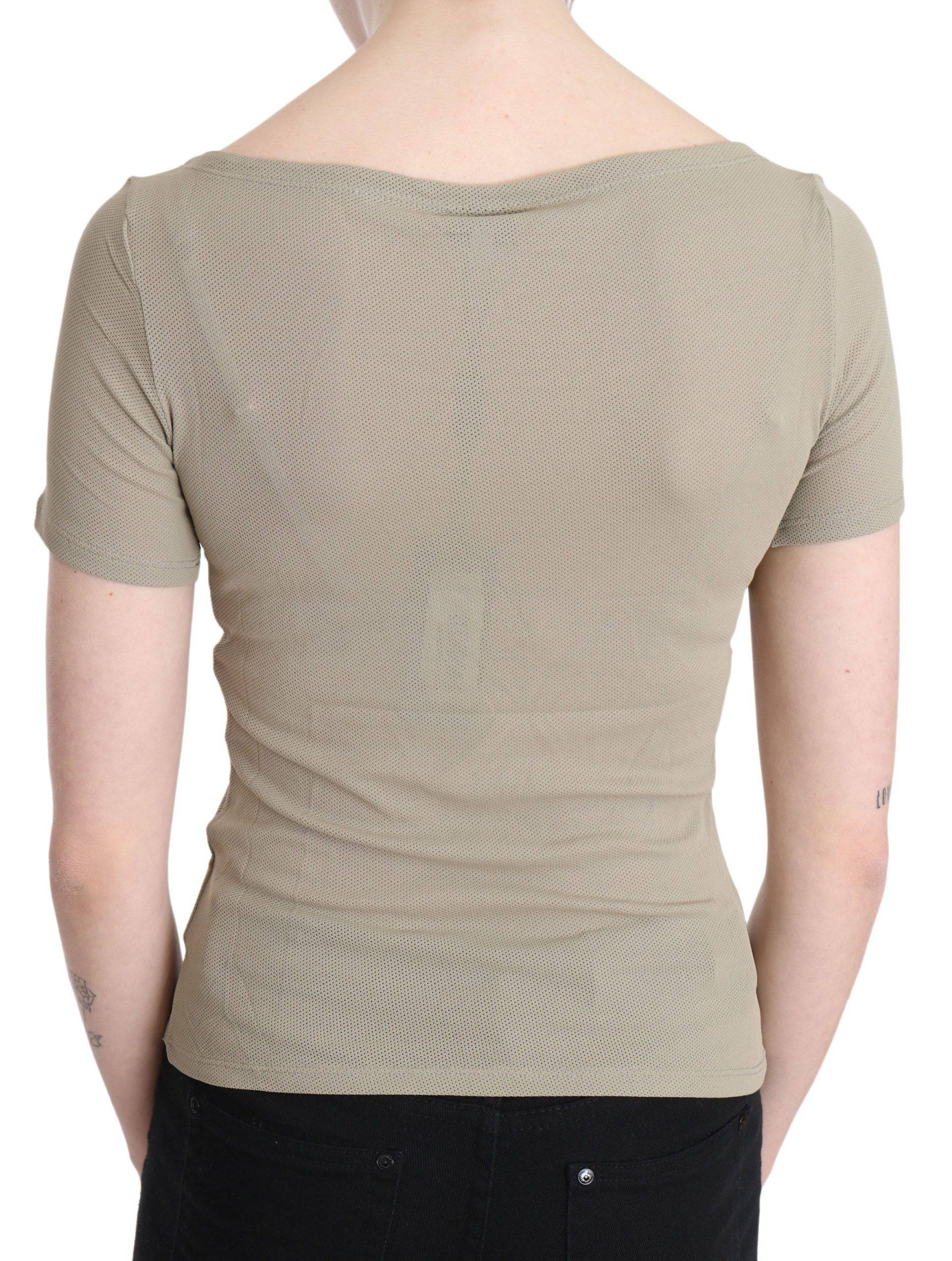 GF Ferre Chic Gray Nylon Tank Top with Designer Flair - ACCEXO
