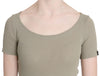 GF Ferre Chic Gray Nylon Tank Top with Designer Flair