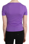 GF Ferre Chic Purple Casual Top for Everyday Elegance