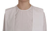 Dsquared² Elegant White Cotton Crew Neck Top