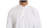 Dolce & Gabbana Elegant White Cotton Gold Fit Shirt