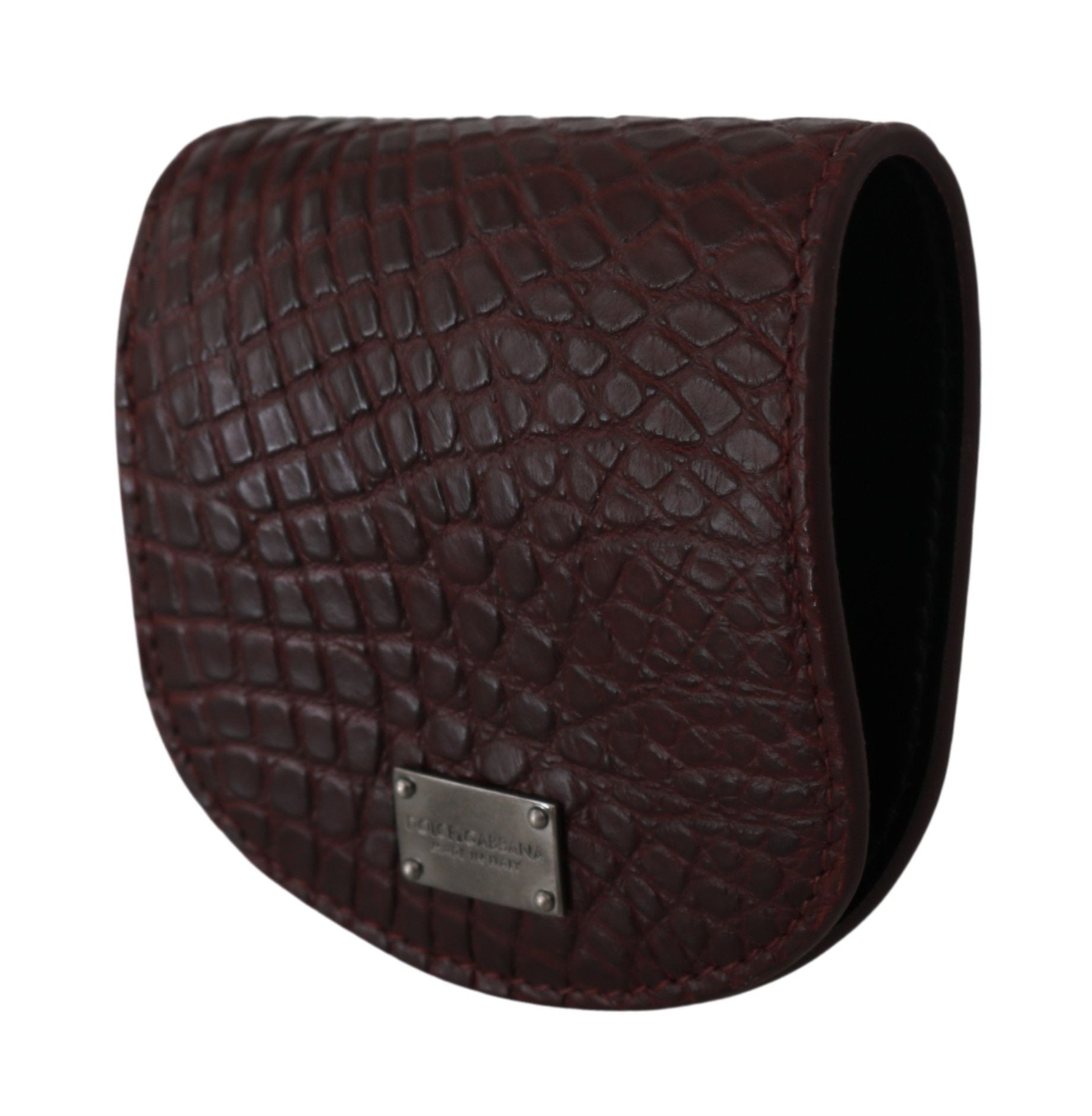 Dolce & Gabbana Refined Caimano Leather Coin Case - ACCEXO