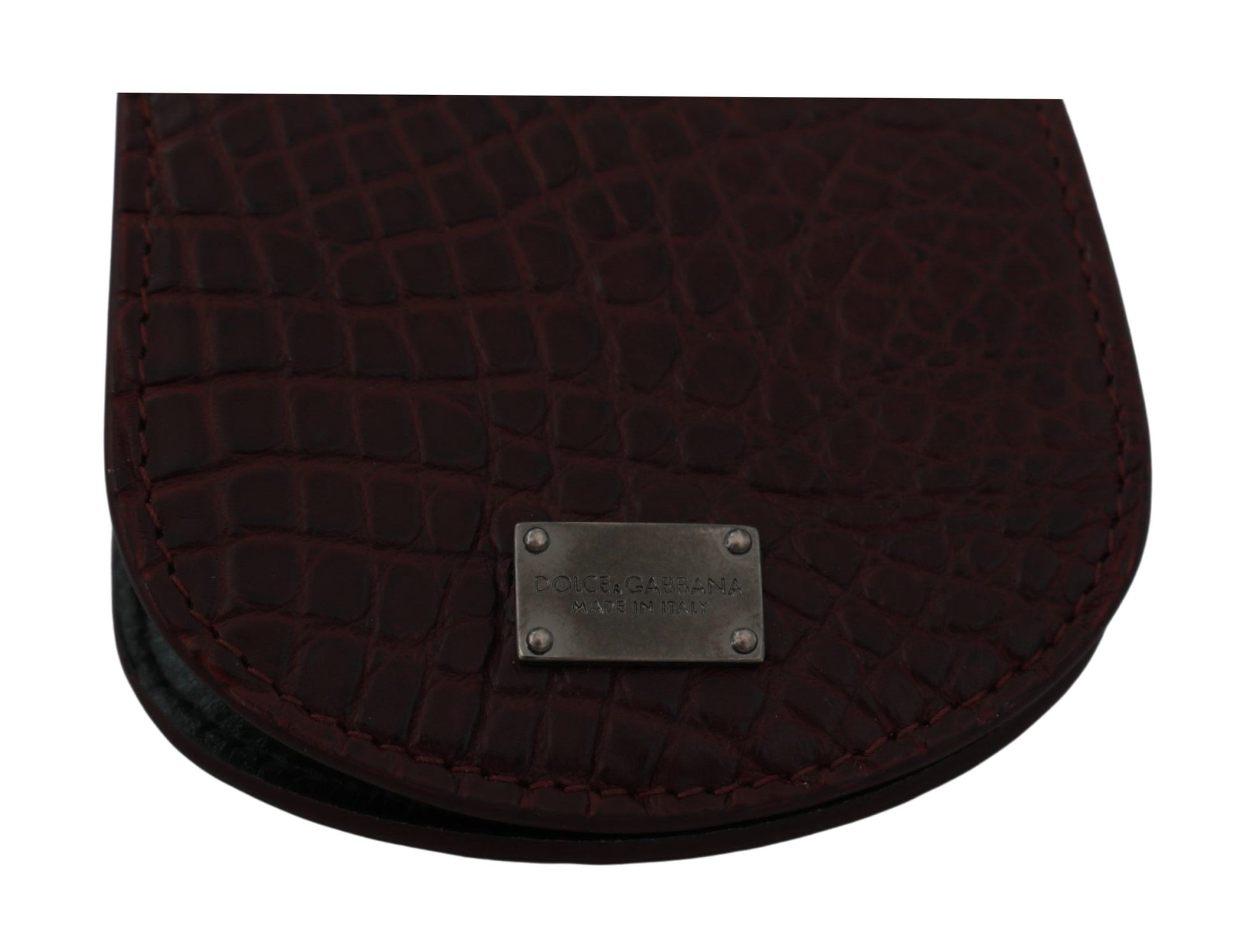 Dolce & Gabbana Refined Caimano Leather Coin Case - ACCEXO