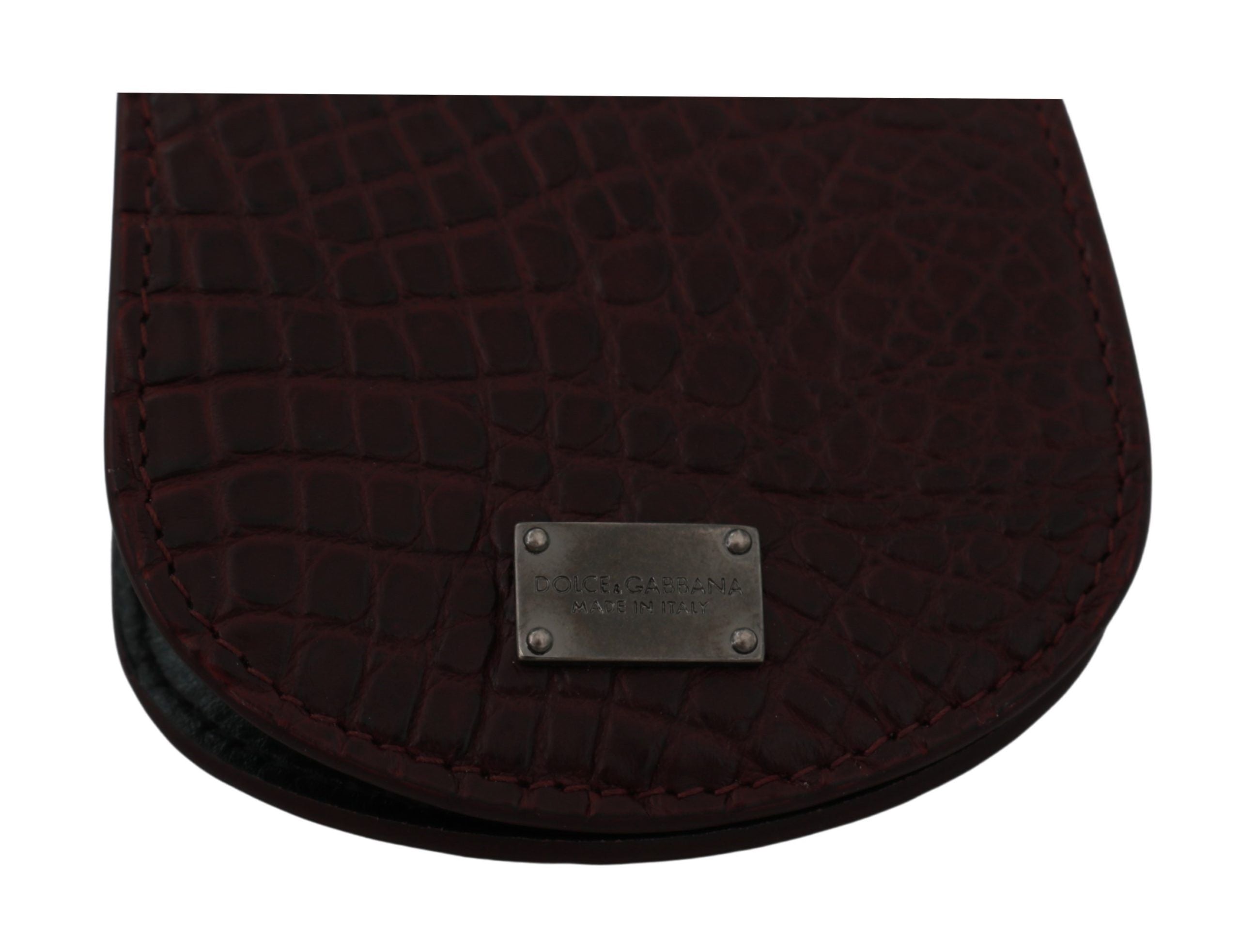 Dolce & Gabbana Refined Caimano Leather Coin Case - ACCEXO