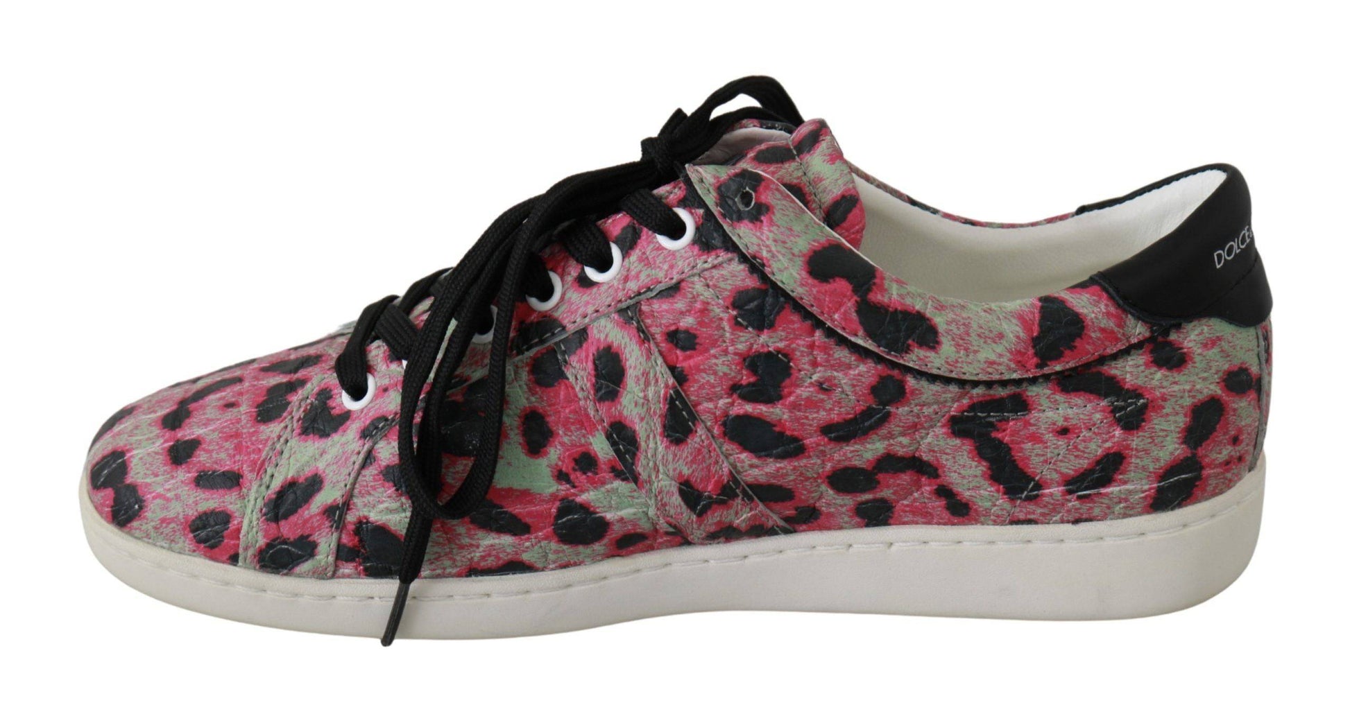 Dolce & Gabbana Multicolor Crocodile Leather Sneakers - ACCEXO