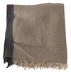 Costume National Elegant Beige Cotton Scarf for Women