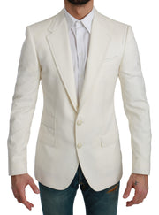Dolce & Gabbana Elegant Slim Fit Virgin Wool Blazer - ACCEXO
