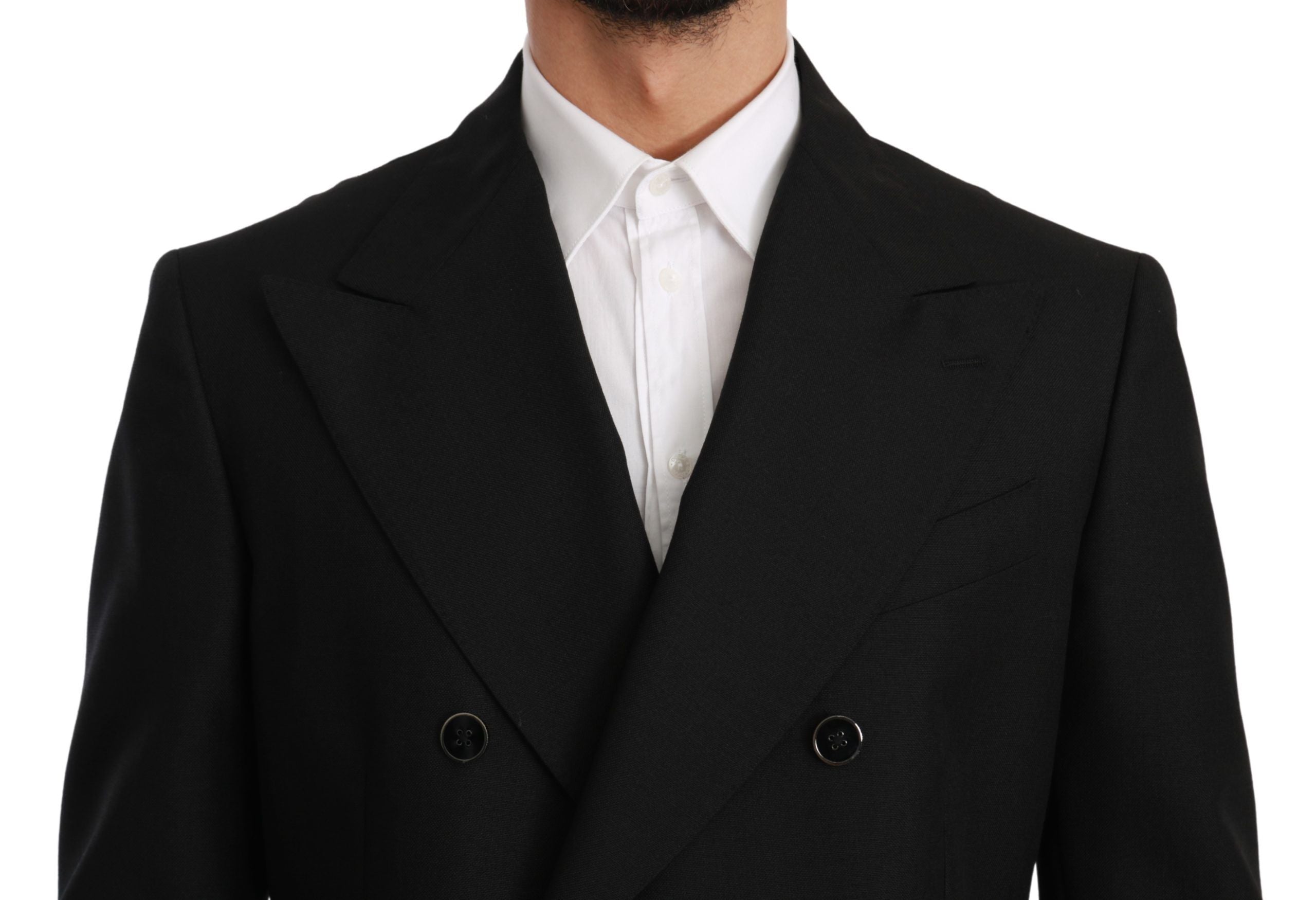 Dolce & Gabbana Elegant Black Slim Fit Formal Blazer - ACCEXO