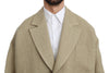 Dolce & Gabbana Chic Beige Jute Single-Breasted Blazer