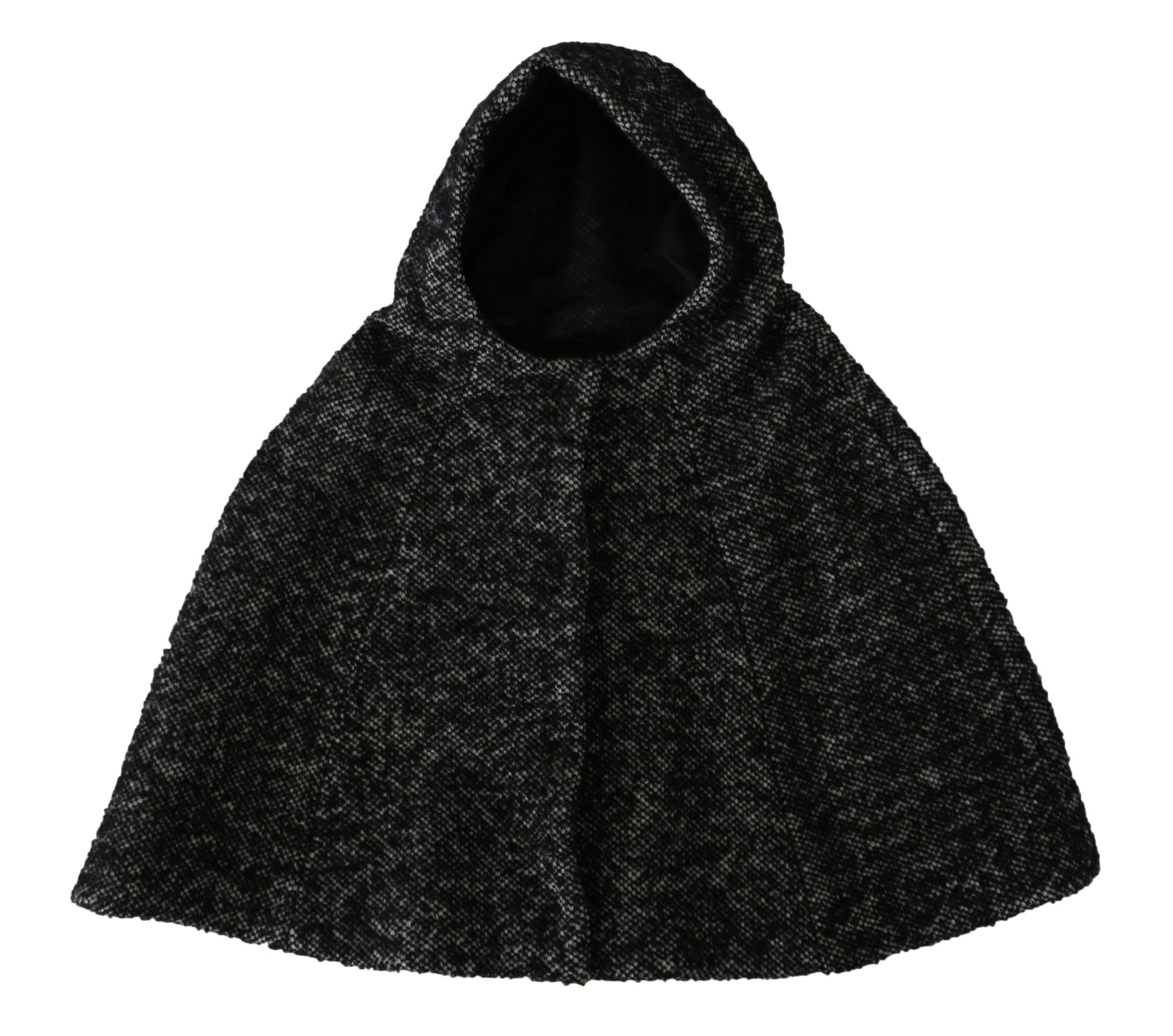 Dolce & Gabbana Elegant Gray Wool Hooded Scarf by Iconic Italian Label - ACCEXO