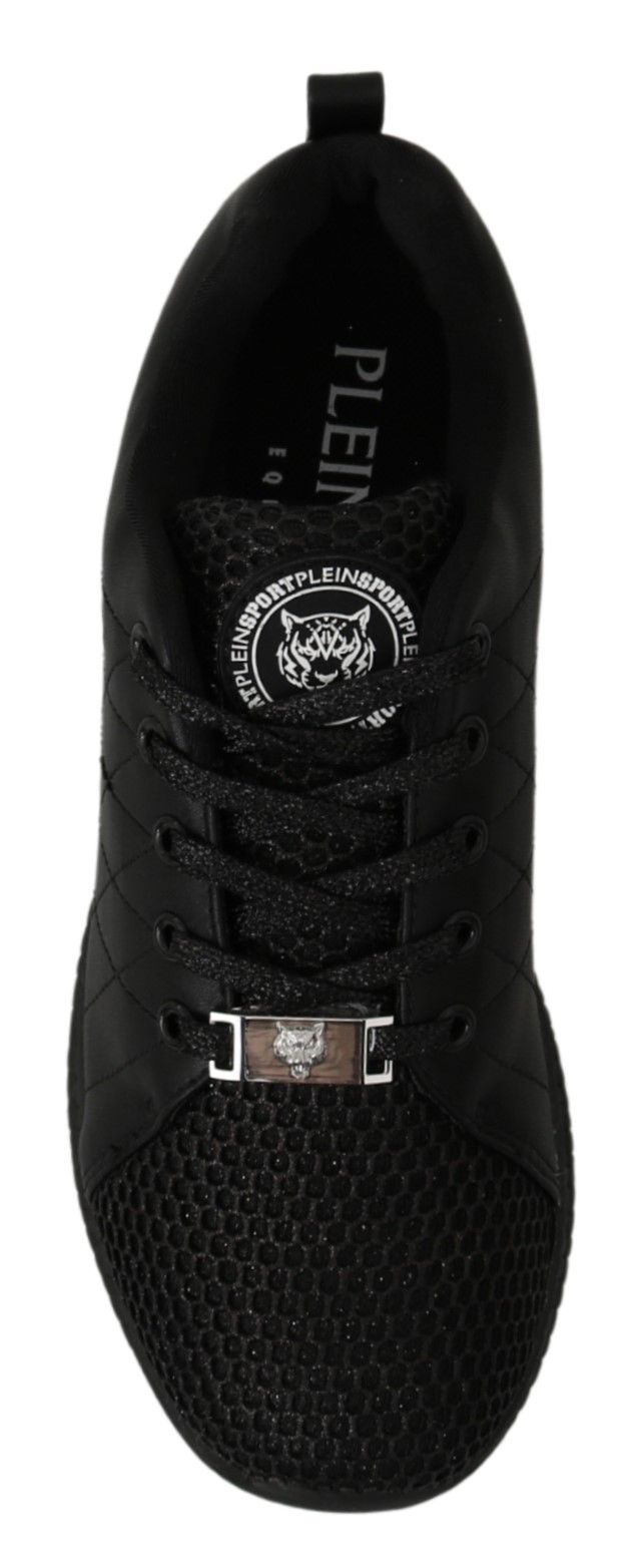 Philipp Plein Elegant Black Gisella Sneakers - ACCEXO