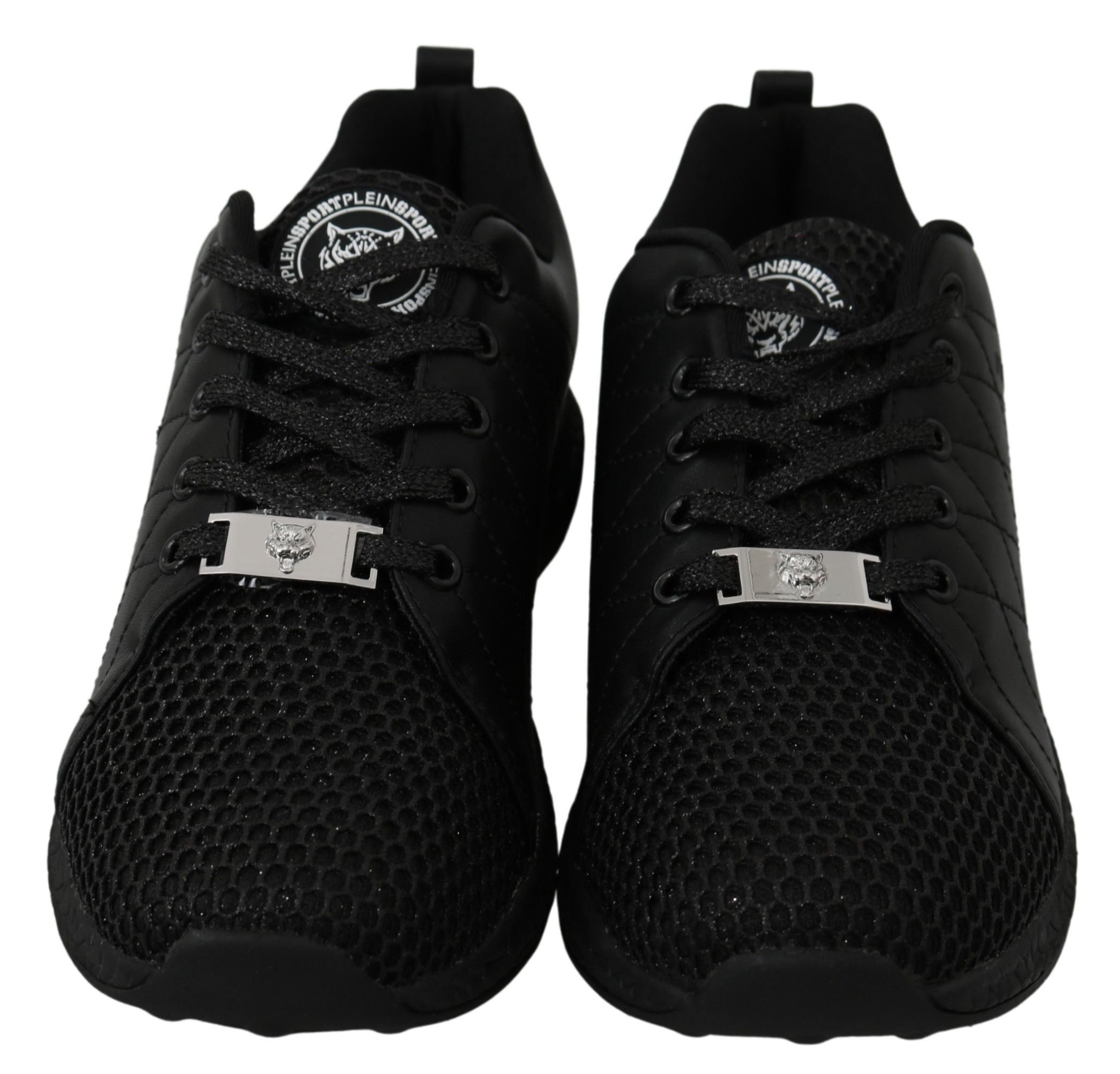Philipp Plein Elegant Black Gisella Sneakers - ACCEXO