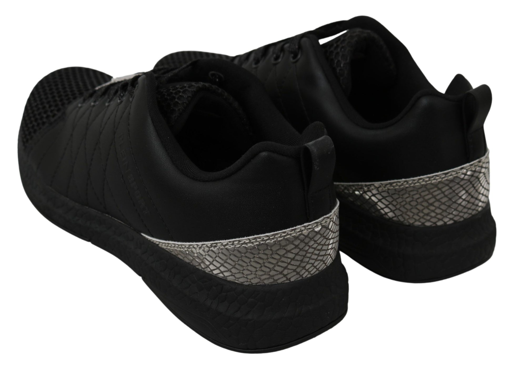 Philipp Plein Elegant Black Gisella Sneakers - ACCEXO