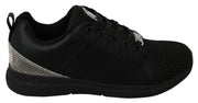 Philipp Plein Elegant Black Gisella Sneakers - ACCEXO