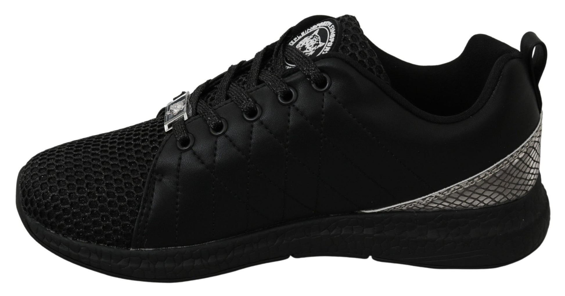 Philipp Plein Elegant Black Gisella Sneakers - ACCEXO