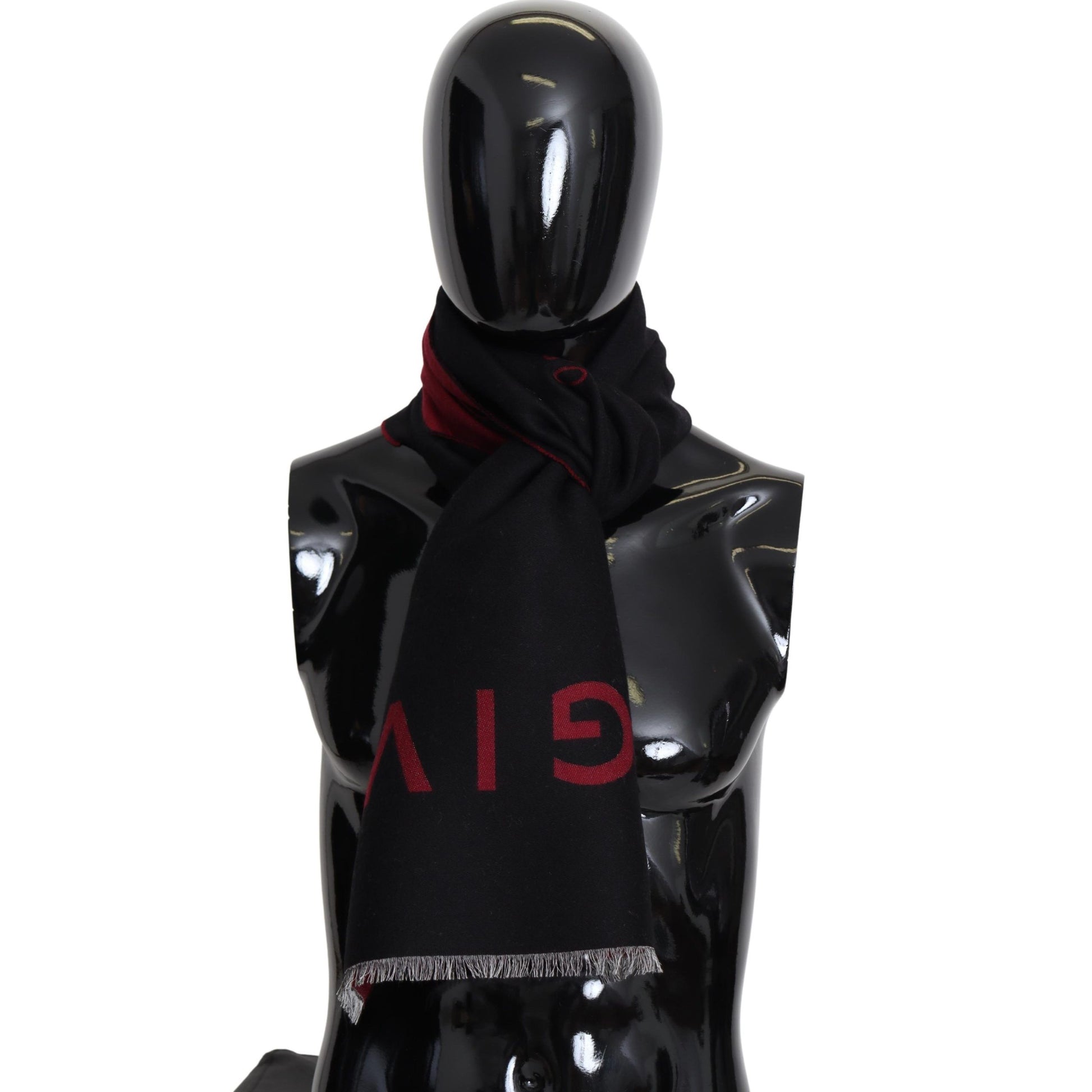 Givenchy Elegant Unisex Wool Silk Blend Scarf - ACCEXO