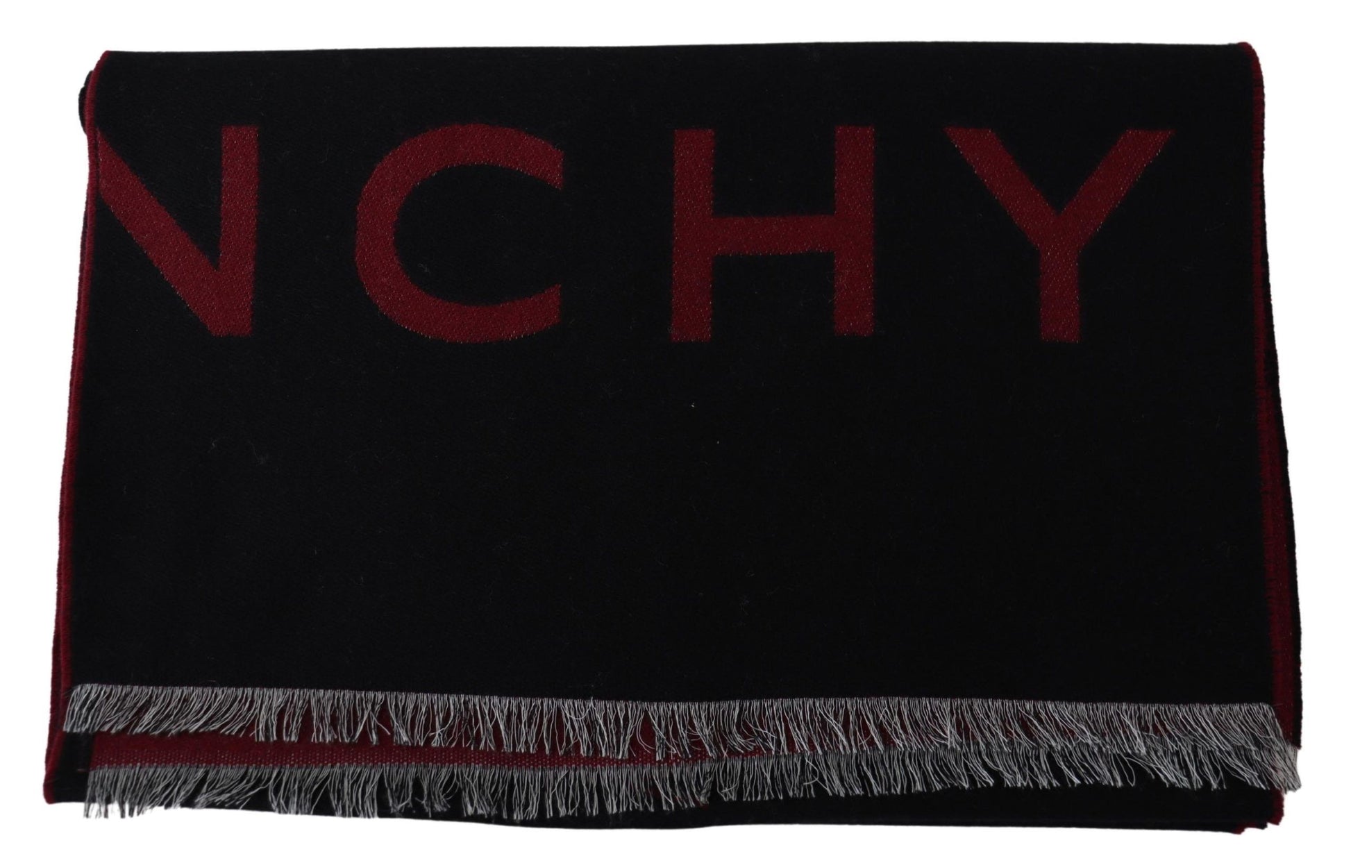 Givenchy Elegant Unisex Wool Silk Blend Scarf - ACCEXO