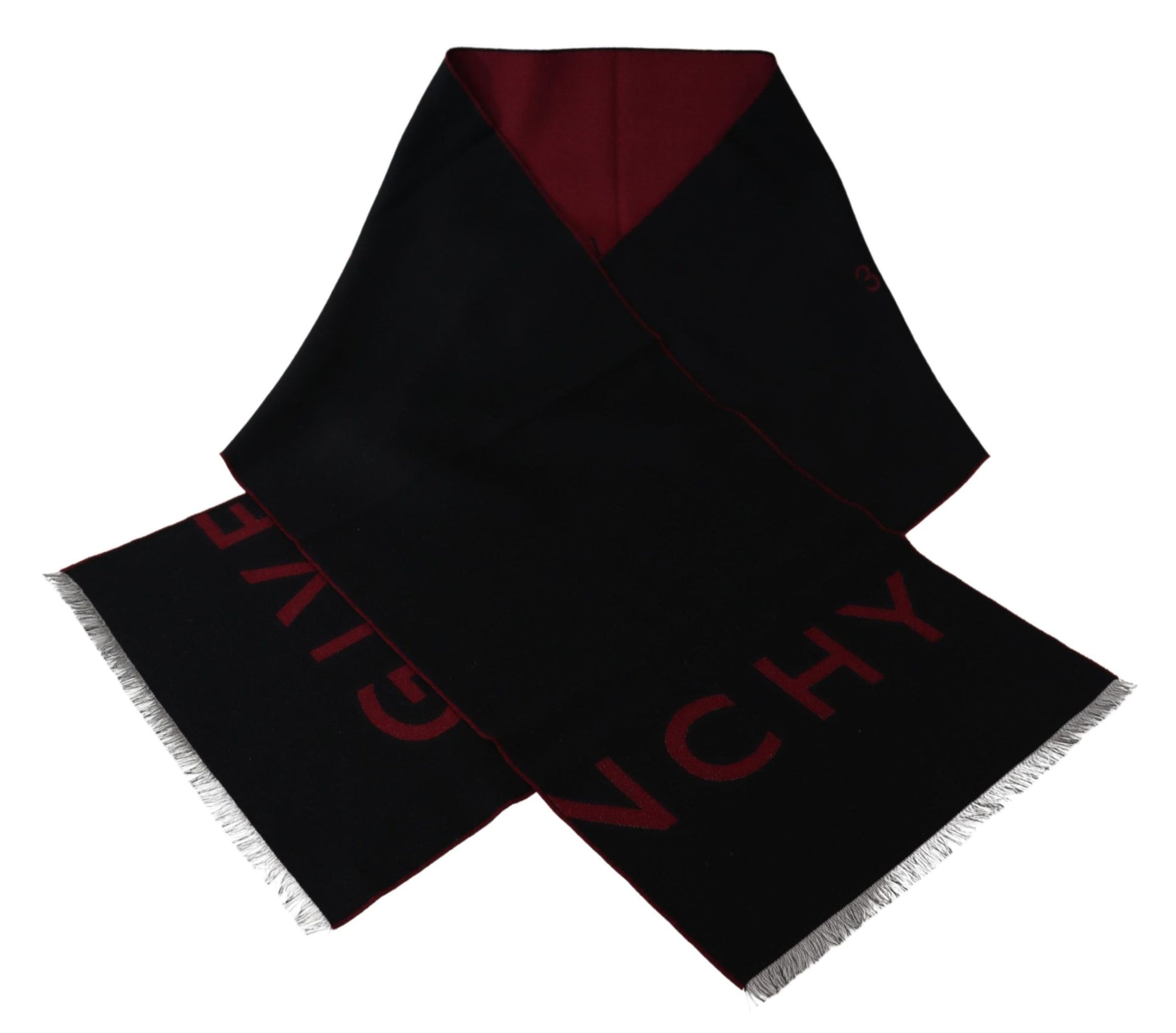 Givenchy Elegant Unisex Wool Silk Blend Scarf - ACCEXO