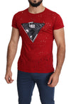 Guess Radiant Red Cotton Tee Perfect For Everyday Style