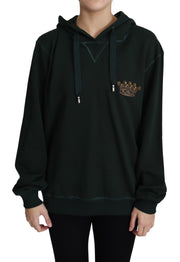 Dolce & Gabbana Regal Crown Embroidered Hoodie - ACCEXO