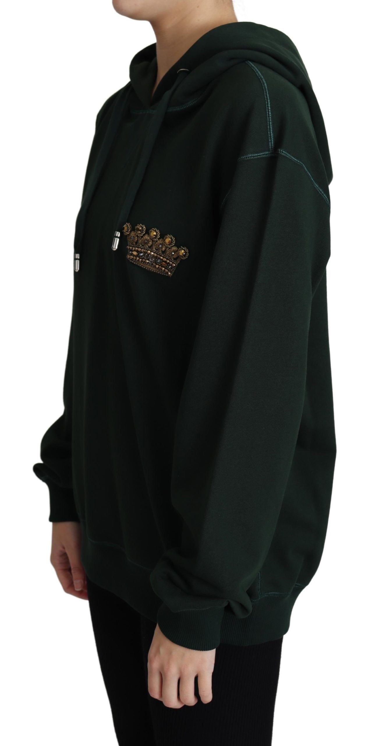 Dolce & Gabbana Regal Crown Embroidered Hoodie - ACCEXO