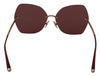 Dolce & Gabbana Chic Red 100% UV Protection Sunglasses