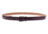 Dolce & Gabbana Elegant Purple Leather Belt