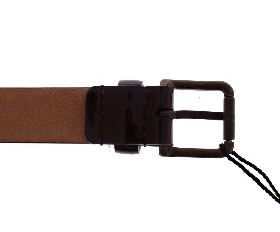 Dolce & Gabbana Elegant Purple Leather Belt - ACCEXO