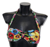 Dolce & Gabbana Floral Elegance High-End Bikini Top