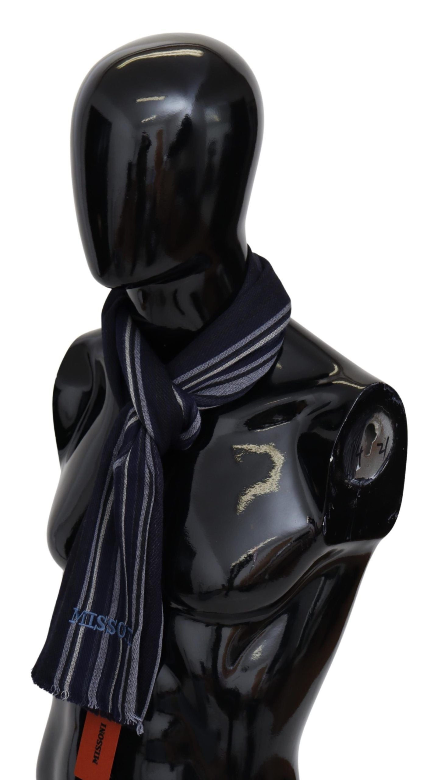 Missoni Chic Multicolor Wool Silk Striped Scarf - ACCEXO