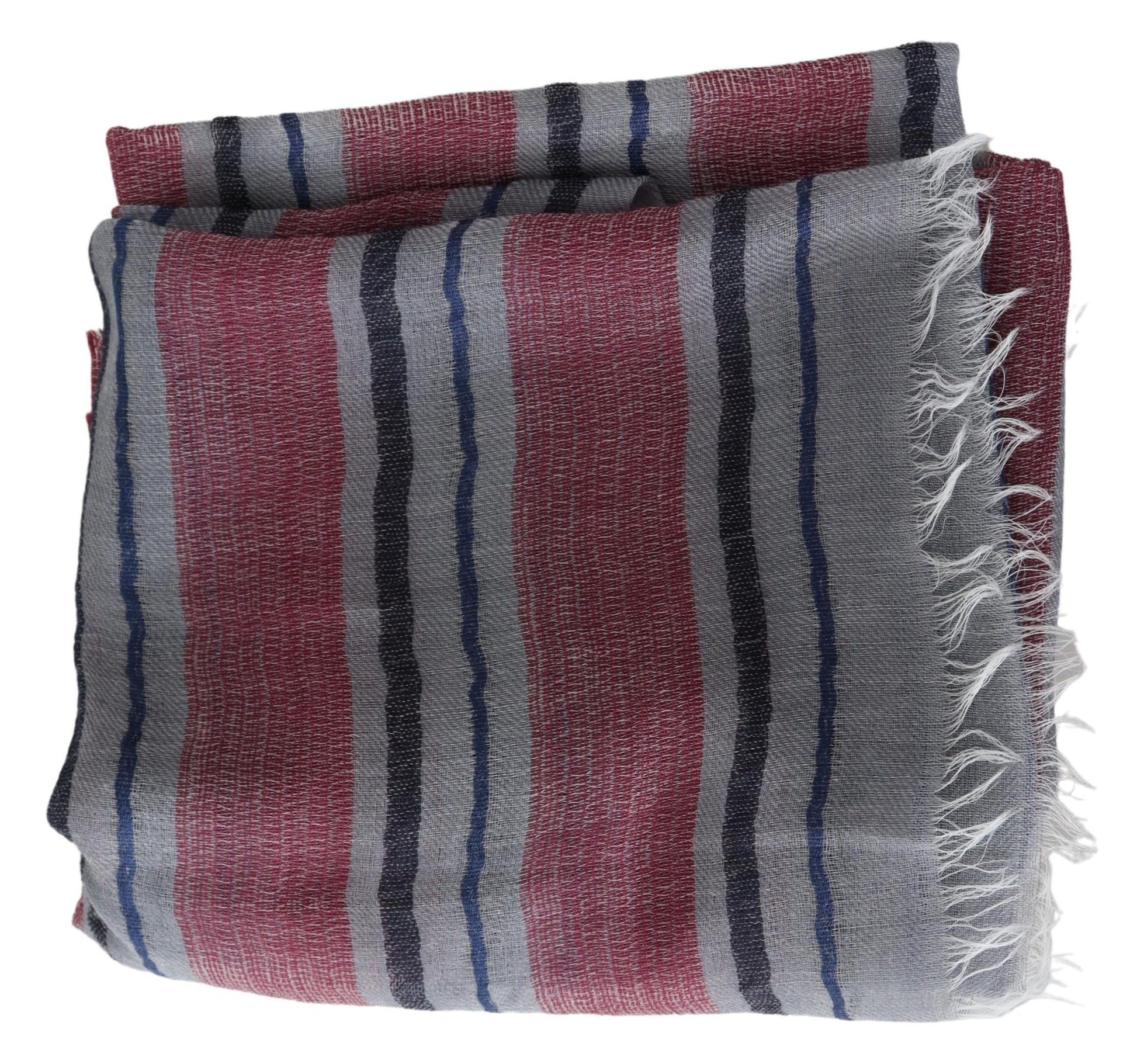 Missoni Elegant Multicolor Striped Wool Scarf - ACCEXO