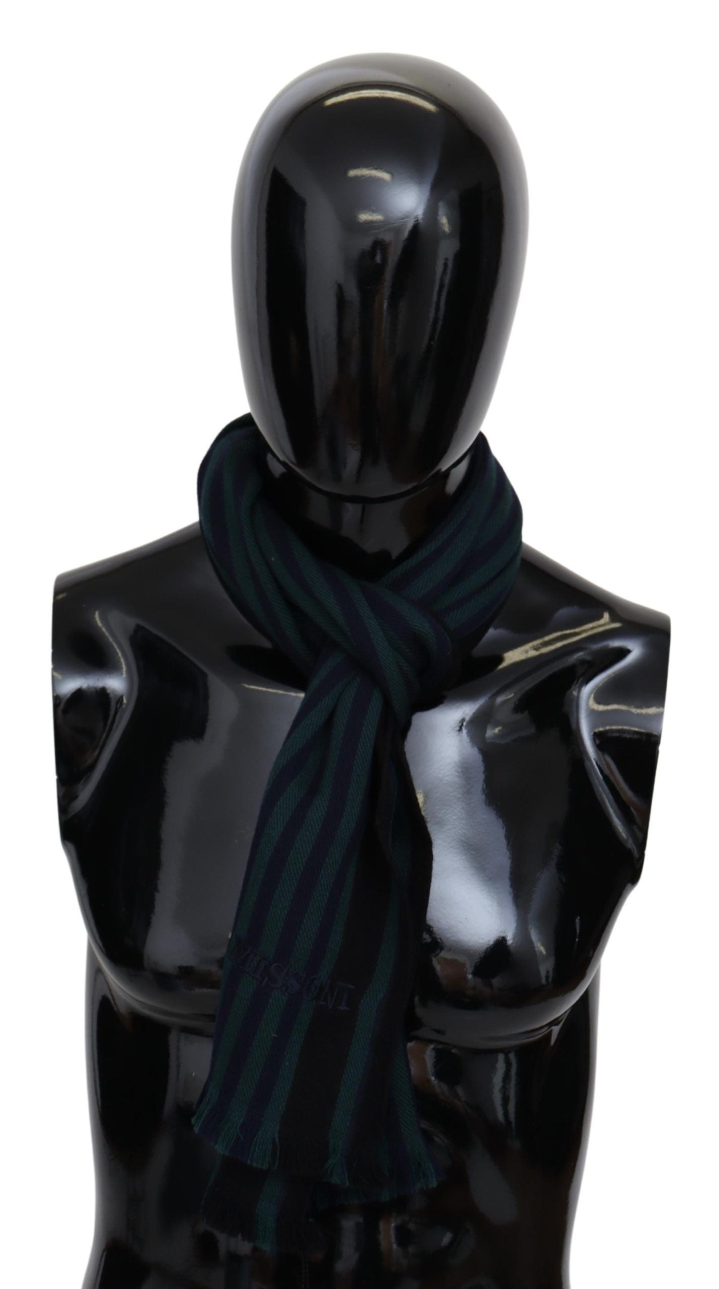 Missoni Elegant Multicolor Wool Scarf with Fringes - ACCEXO