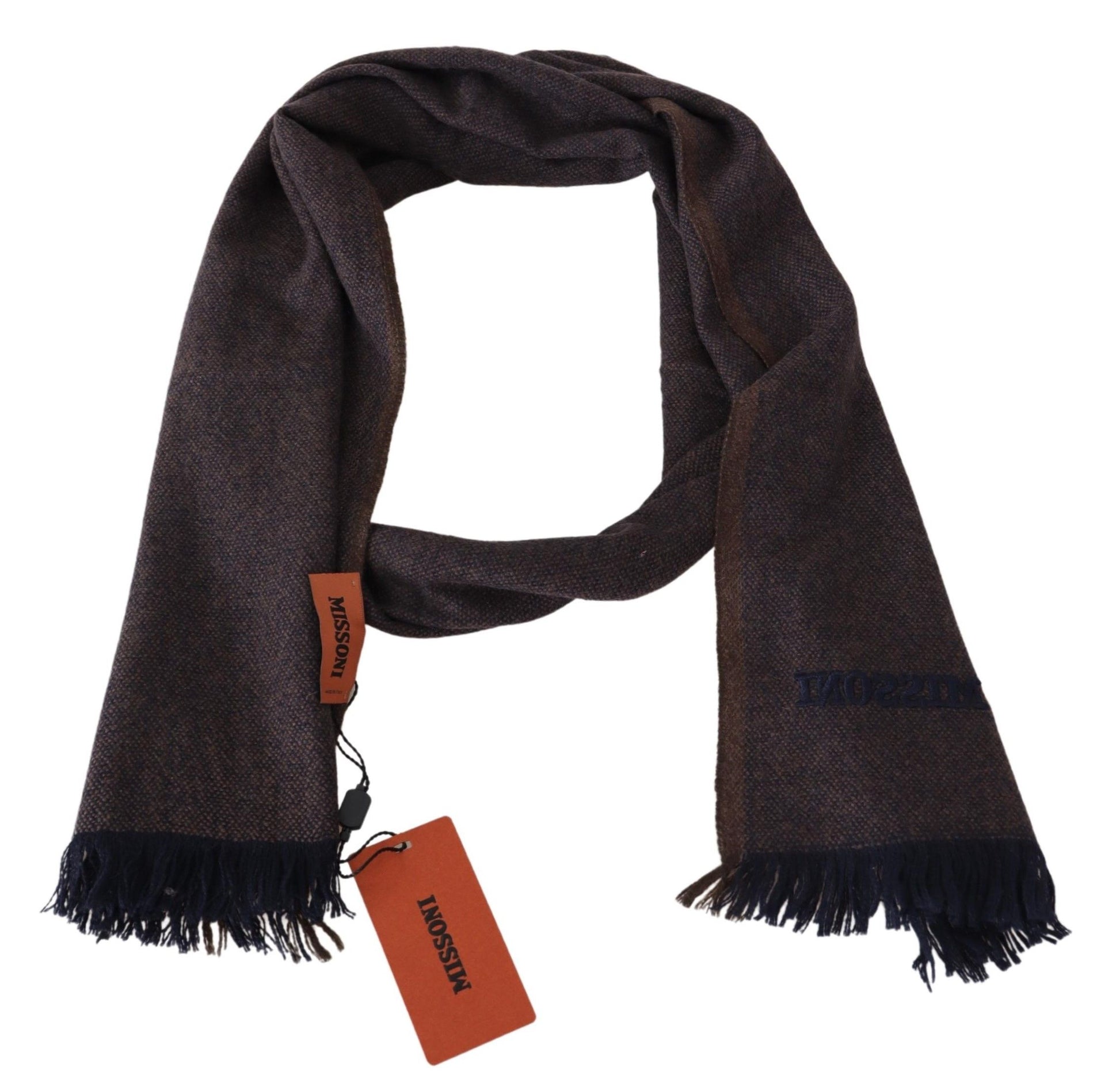 Missoni Elegant Cashmere Unisex Fringed Scarf - ACCEXO