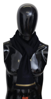 Missoni Elegant Unisex Wool Scarf with Embroidered Logo - ACCEXO