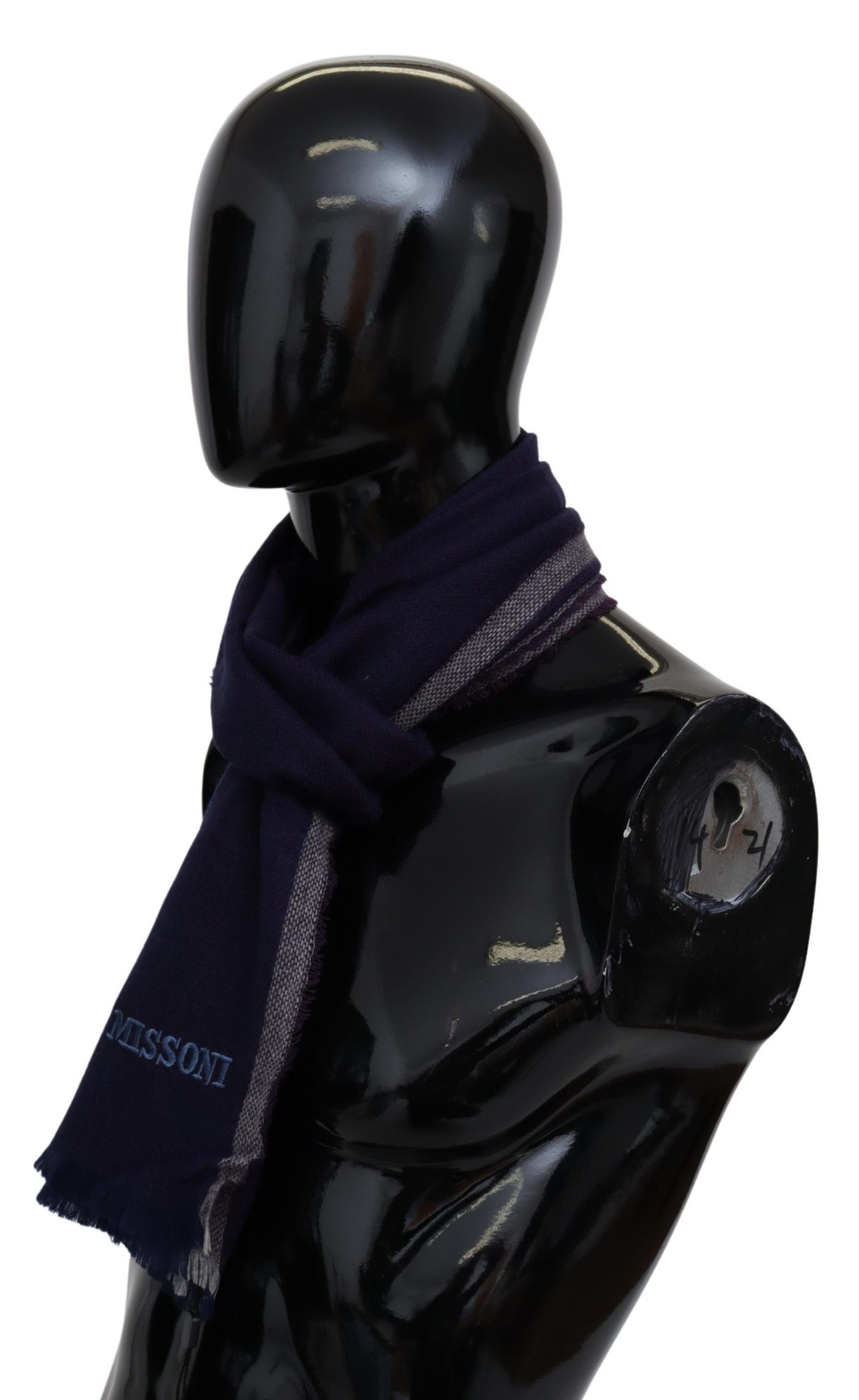Missoni Authentic Wool Scarf with Striped Pattern - ACCEXO