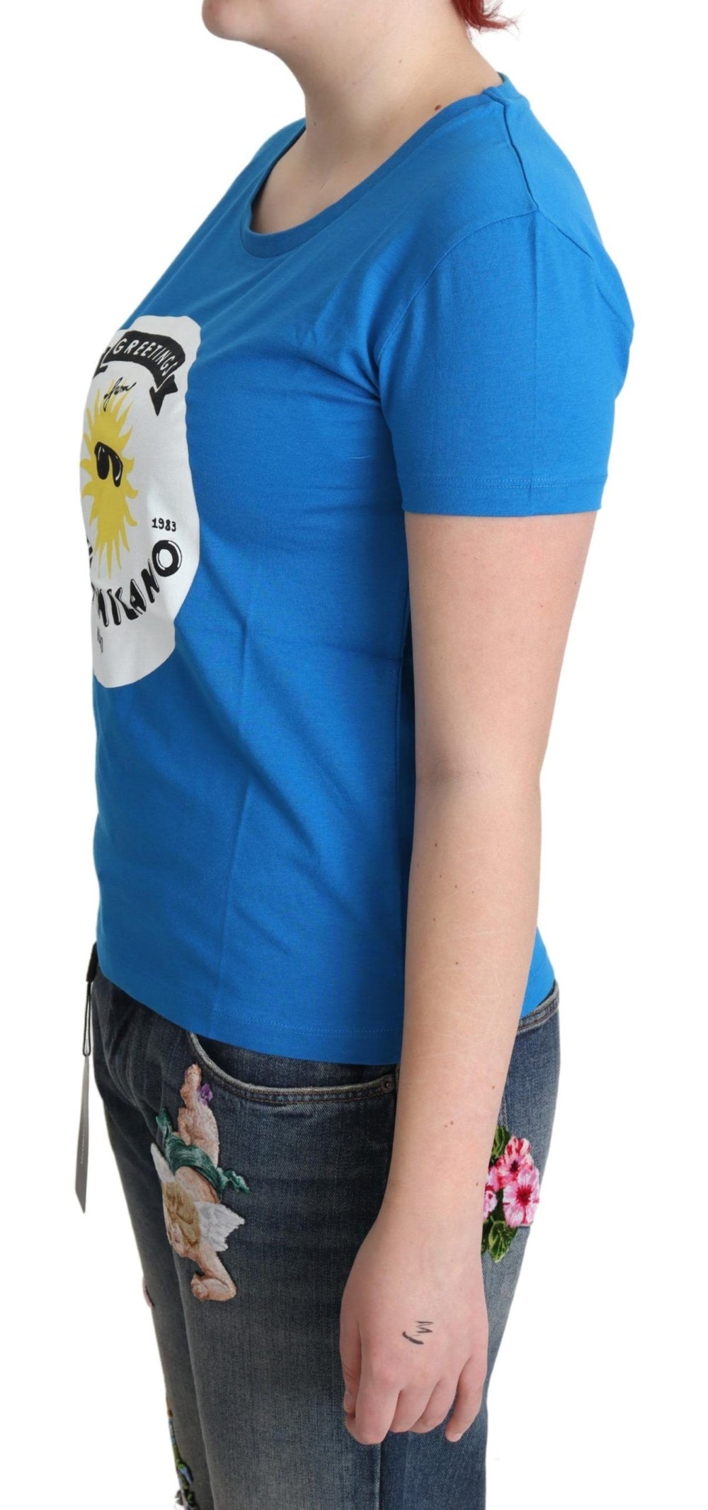 Moschino Sunny Milano Chic Round Neck Tee