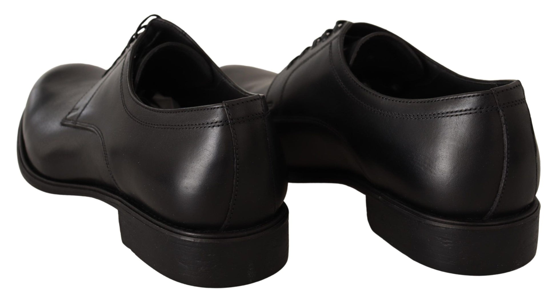 Dolce & Gabbana Elegant Black Derby Formal Shoes - ACCEXO