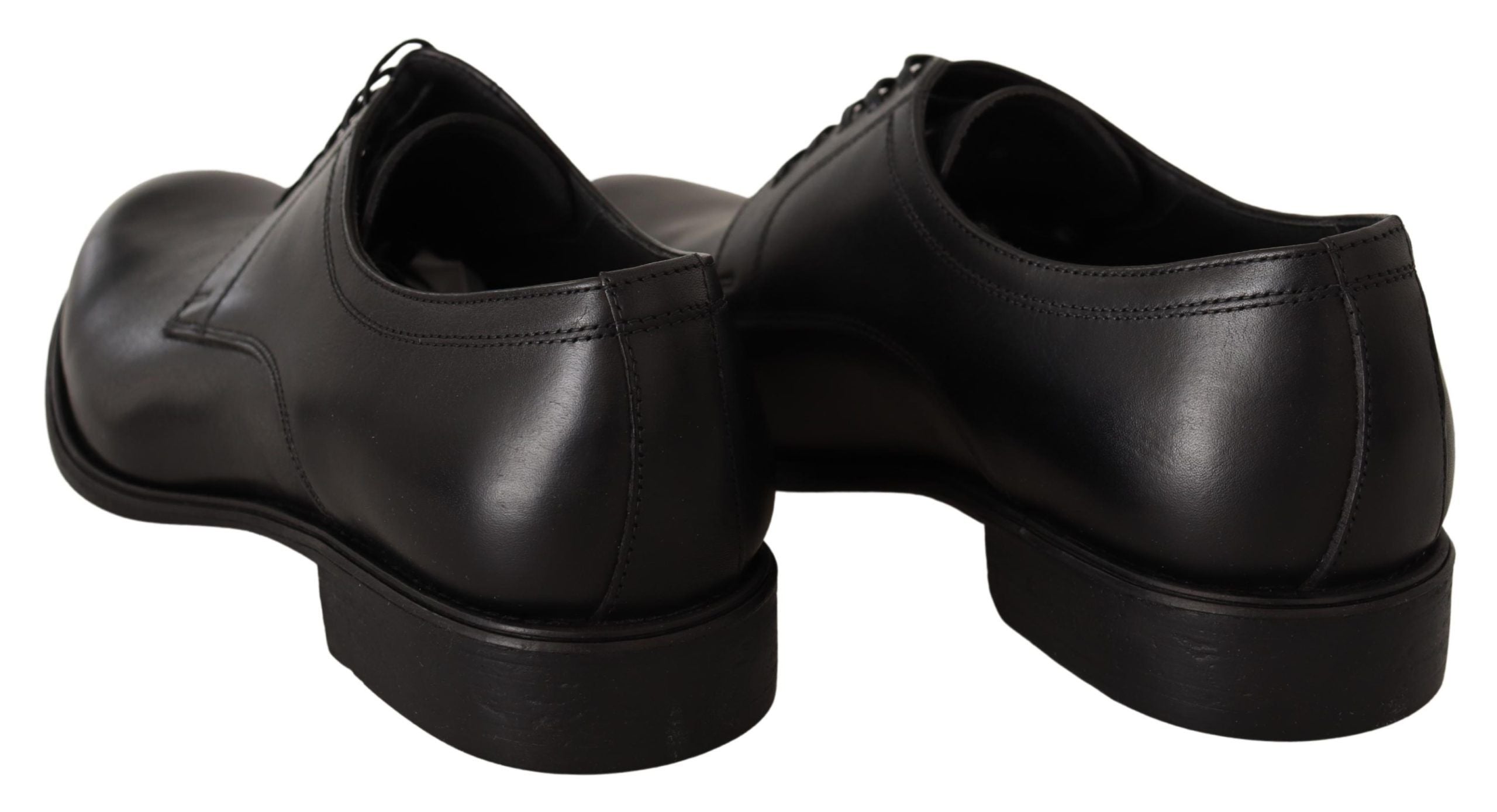 Dolce & Gabbana Elegant Black Derby Formal Shoes - ACCEXO