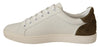 Dolce & Gabbana Chic White Leather Sneakers for Men