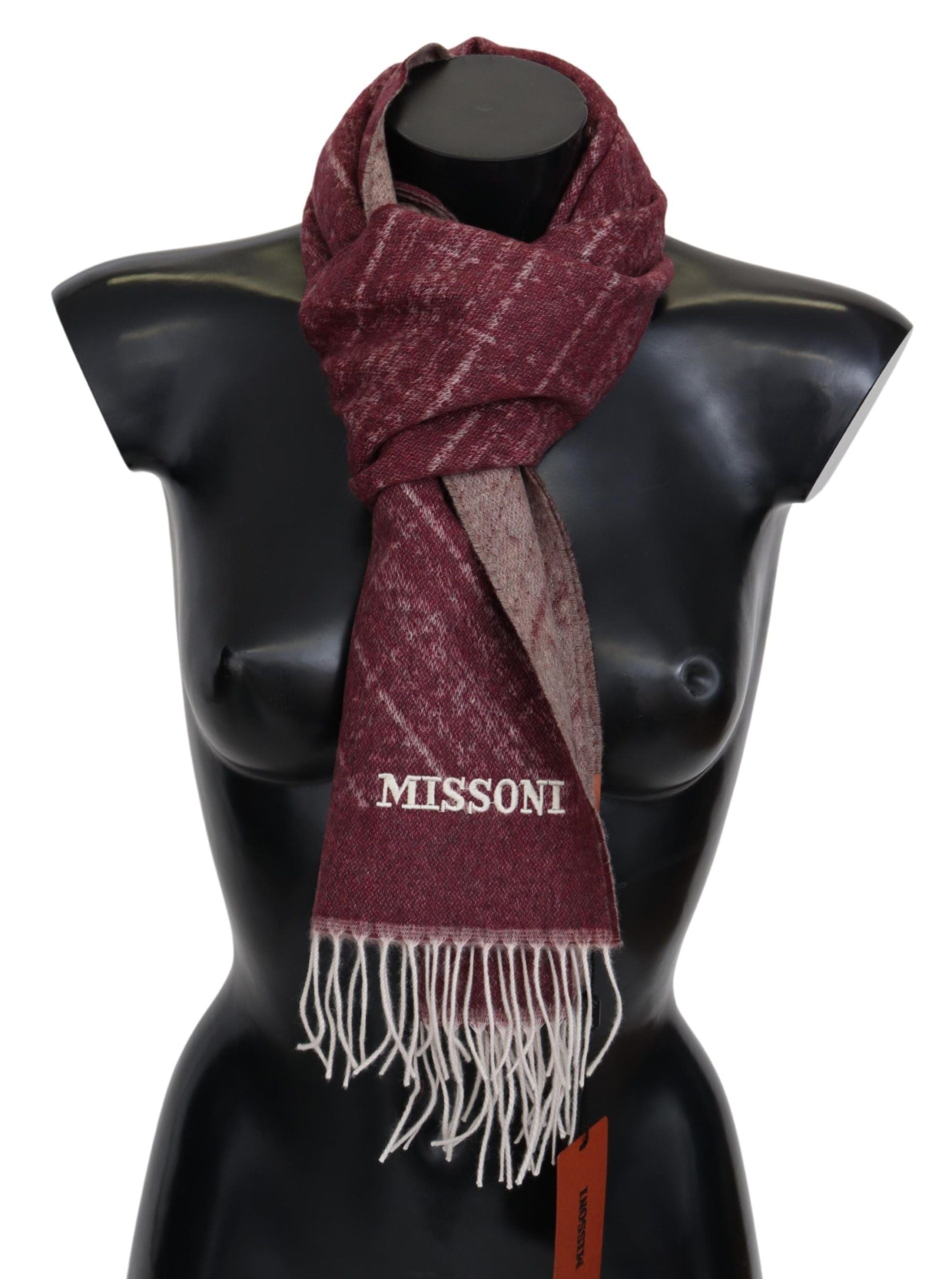 Missoni Elegant Cashmere Fringed Scarf - ACCEXO