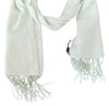 Missoni Elegant White Cashmere Scarf