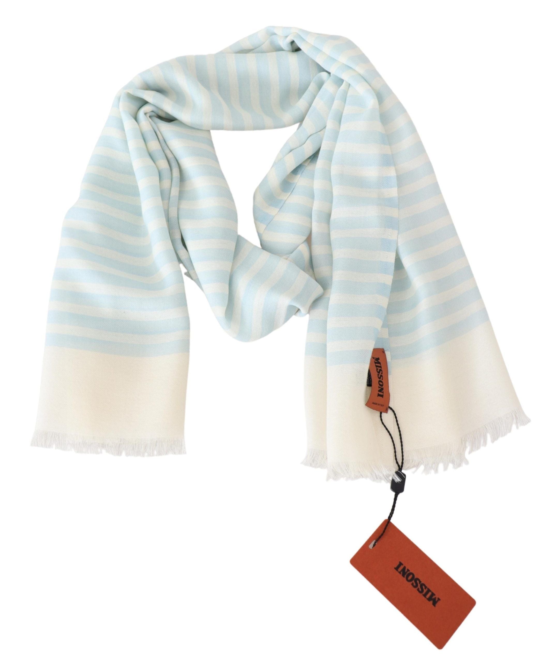 Missoni Elegant Cashmere Scarf with Linear Design - ACCEXO
