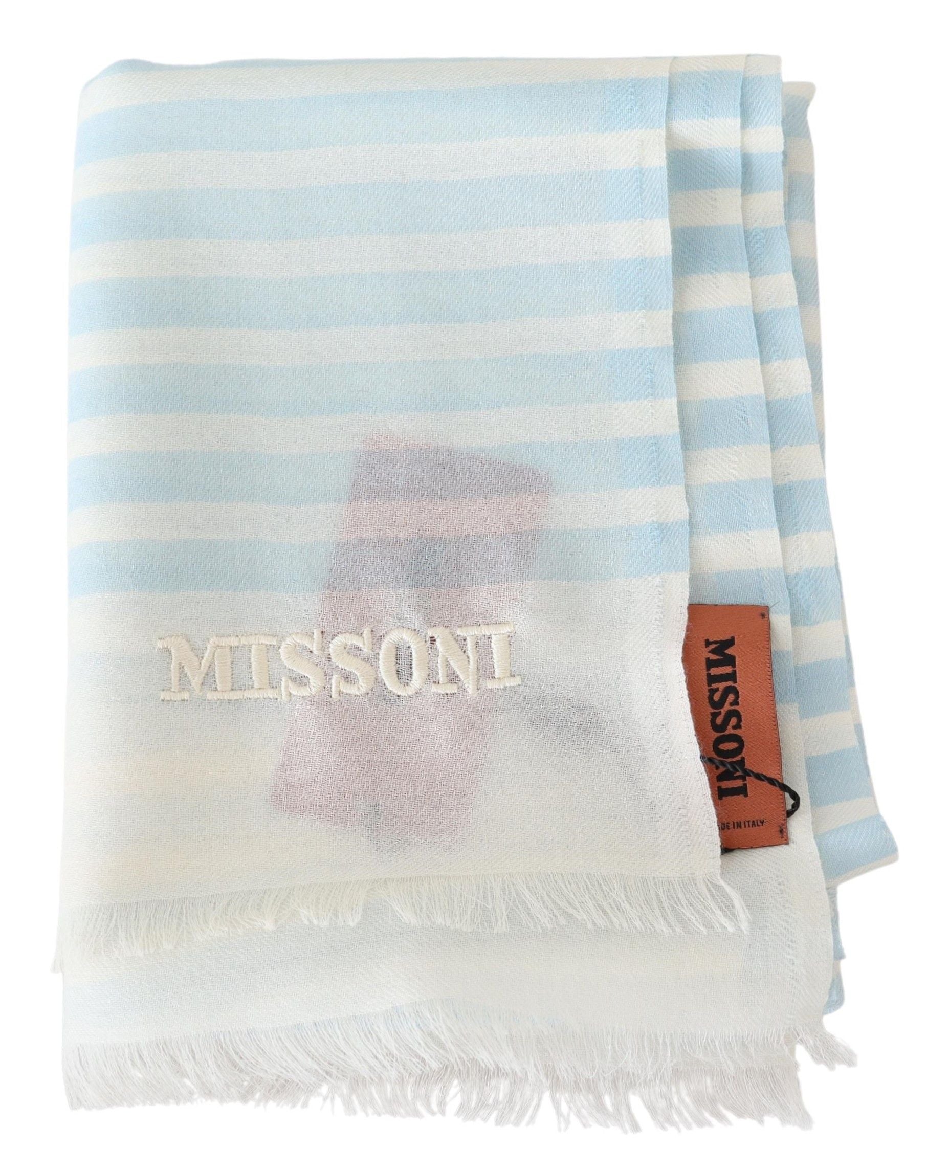 Missoni Elegant Cashmere Scarf with Linear Design - ACCEXO