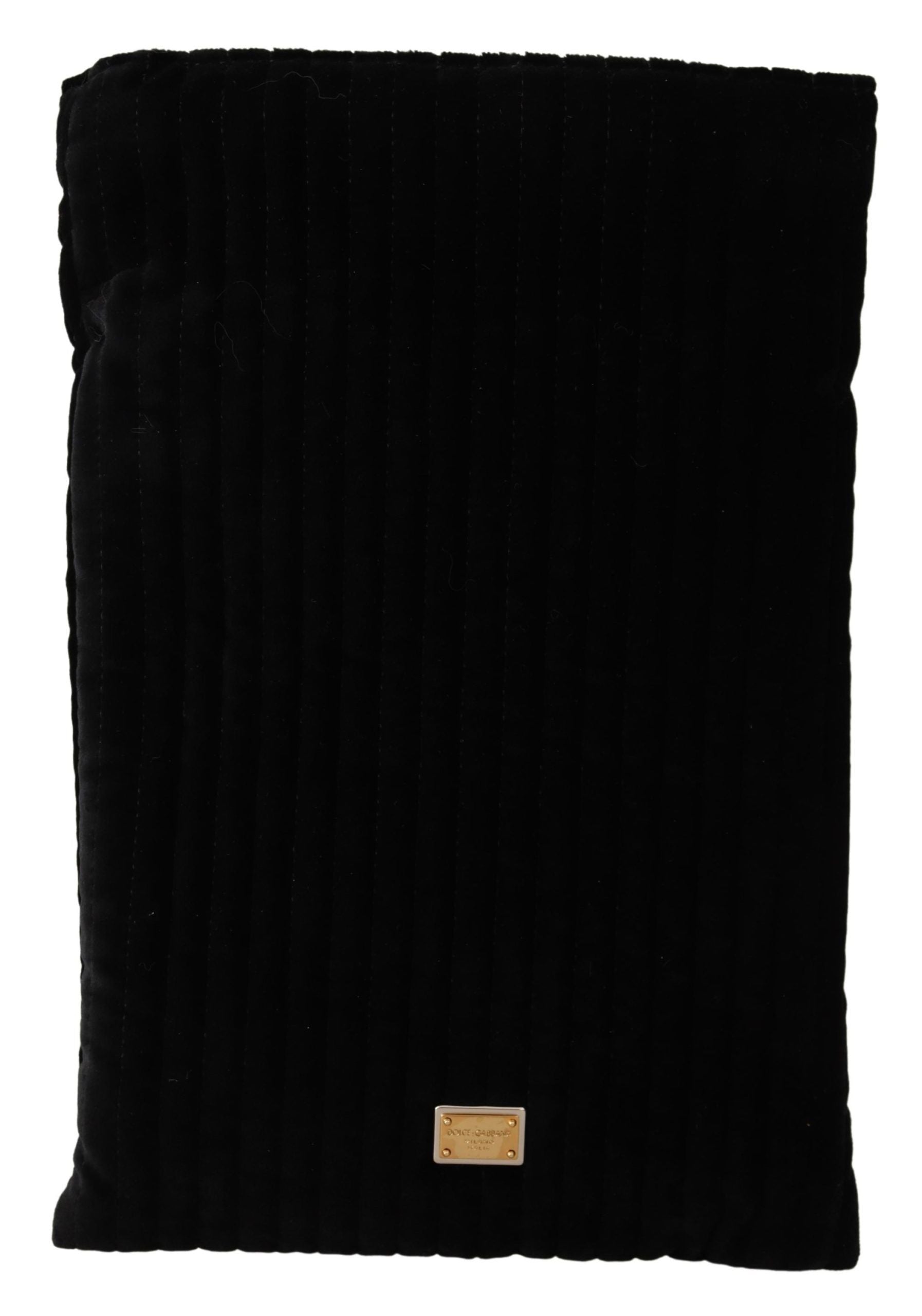 Dolce & Gabbana Elegant Velvet Quilted Glasses Holder Bag - ACCEXO