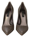 Dolce & Gabbana Elegant Silver Heels Pumps Classic