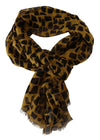 Dolce & Gabbana Elegant Silk Scarf in Yellow & Black