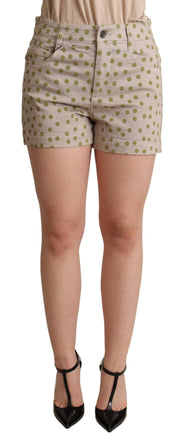 Dolce & Gabbana Chic Polka Dot Cotton Stretch Shorts - ACCEXO