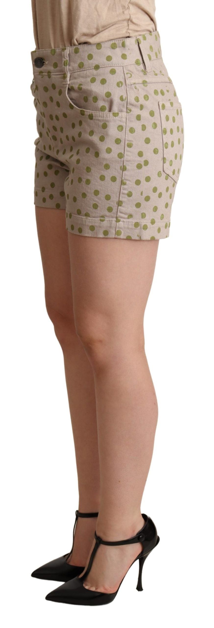 Dolce & Gabbana Chic Polka Dot Cotton Stretch Shorts - ACCEXO
